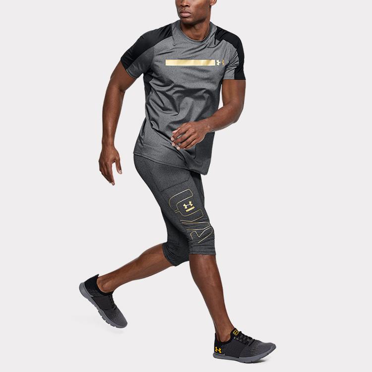 Under Armour Штаны компрессионные Perpetual Training Moisture-Wicking мужские серые 1306382-001
