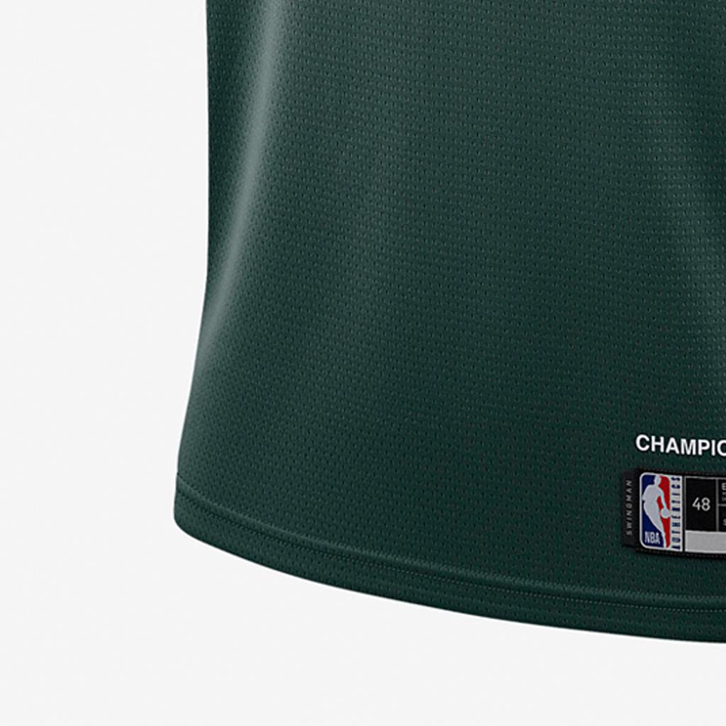 Nike Джерси NBA Dri-Fit City Edition 2022-23, Boston Celtics #7, унисекс-топы Jaylen Brown, темно-зеленые, DO9586-331
