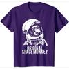 Original Space Monkey Funny Sarcastic Humor design-100% cotton summer O-neck short sleeve casual printed men's T-shirt.