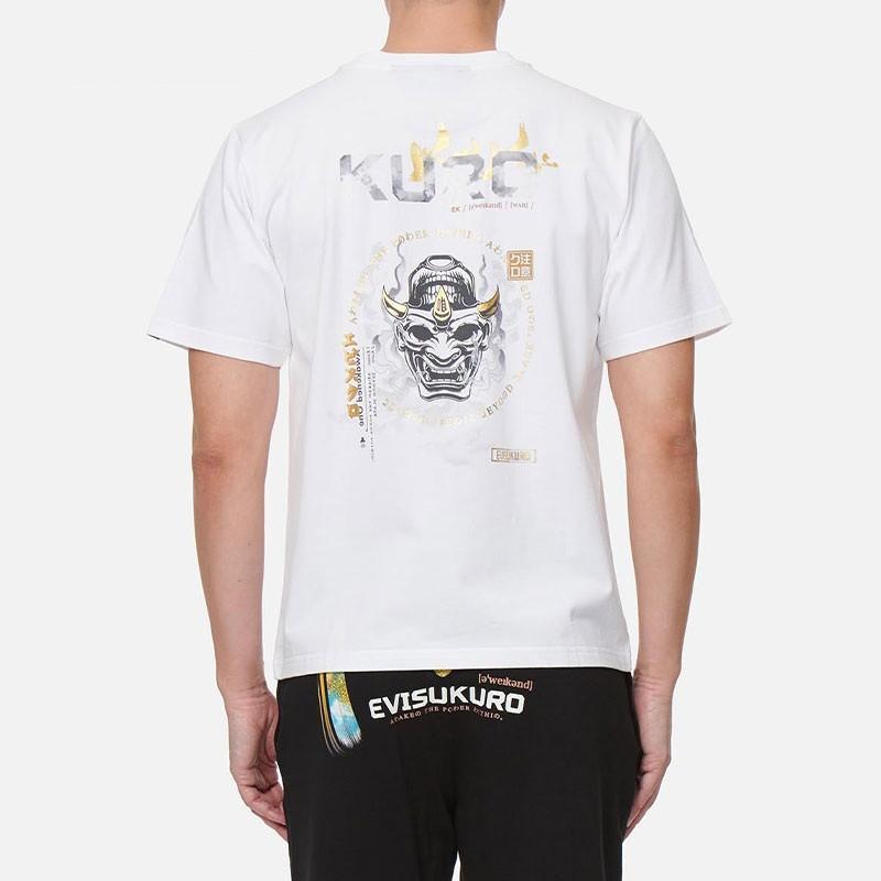 EVISU T-Shirts Men's Crew Neck Moderate Straight Fit 2ESGNM2TS552XXCT