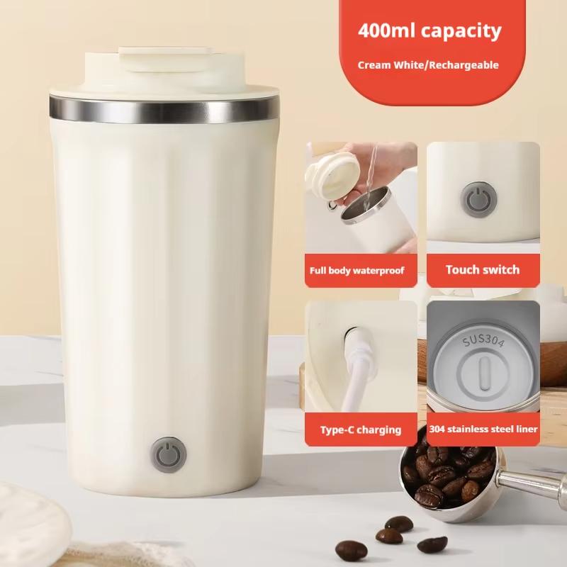 Автоматическая кружка для смешивания Перезаряжаемая ленивая кружка Портативная электрическая магнитная кружка для вращения Кофейная кружка Кружка для смешивания протеинового порошка