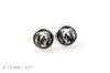 Bearded Collie, Highland Collie, Mountain Collie – Earrings your photo handmade, own photo | Art-Dog