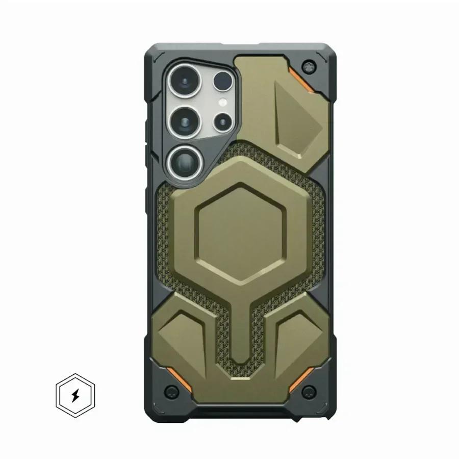 Чехол Monarch Pro Magnetic KEVLAR для SamsungS25 Ultra S23 S24 Plus Magnet Military Rugged Armor Shockproof Magsafe Protect Cover