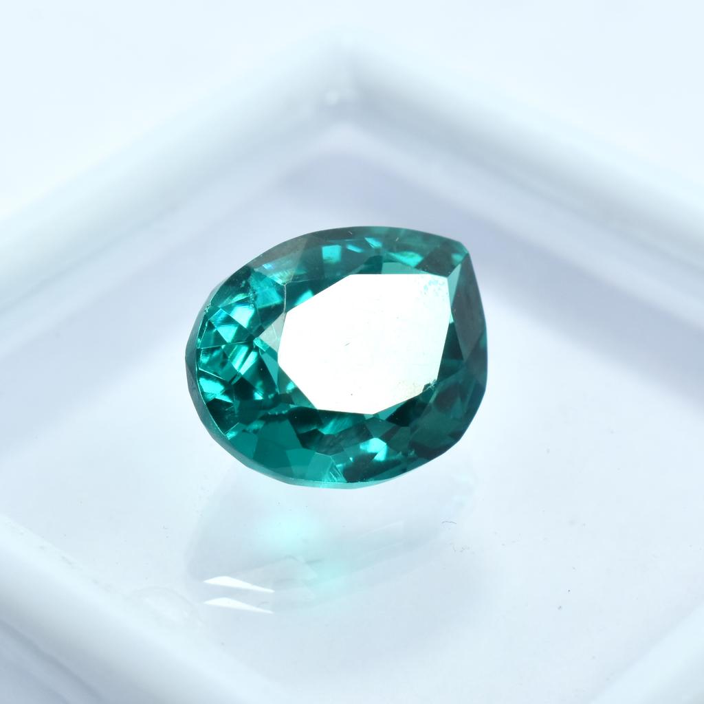 10.25 Ct NATURAL Green Garnet Best Fancy Cut Loose Gemstone Ring Size