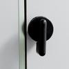 Bathroom Partition Public Toilet Handle Door Lock Indicator Lock Black
