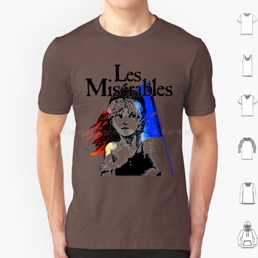 Отверженные ( черный ) Футболка Большого Размера 100% Хлопок Les Miserables Les Misérables Винтажная Les Miserables Les Miserables