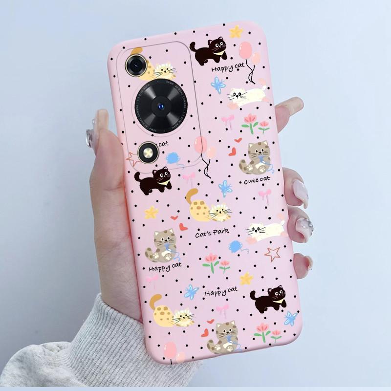 Чехол для телефона Huawei Nova Y72 Чехлы 6,75" Милый Чехол-Панда Астронавт Для Huawei Enjoy 70 NovaY72 MGA-LX3 Мягкий Силиконовый Корпус