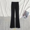Women's High-Waist Slim Fit Commuter Micro-Flare Pants