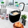 KitchenCook Хлебопечка - Отложенный старт - 550 Вт - 12 встроенных программ - Съемная антипригарная чаша - Черный