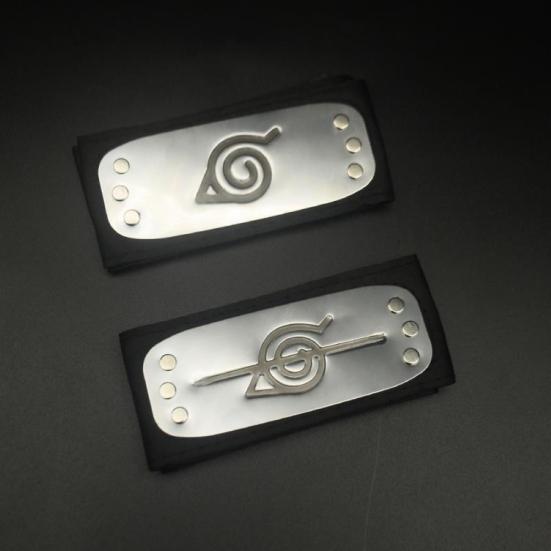 Наруто Коноха логотип лоб повязка на голову протектор головной убор тюрбан косплей декор