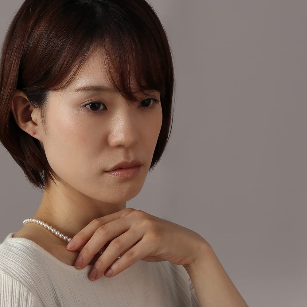 Baby Pearl Necklace Grand Premium Pearl Necklace 5mm 38cm White X Gold 3 Year Warranty [VOTRE COUTURE]