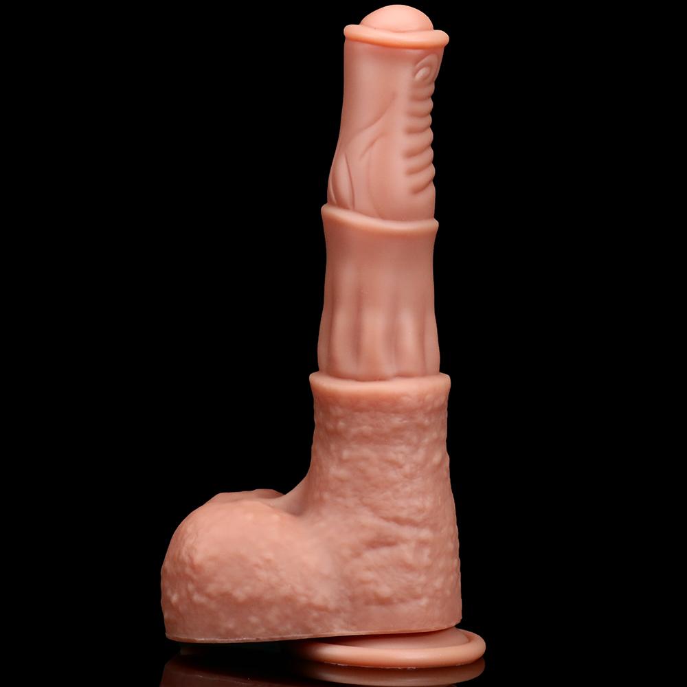 Silica Gel Huge Realistic Soft Dildo Penis Cheap Small Anal Dildo Silicone Suction Cup Masturbators Butt Plug Toys for Women Ring Cock