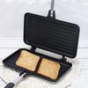 Sandwich Maker, Non-stick Grill Panini Maker Pan with Handle, Stovetop Toasted Aluminum Flip Pan