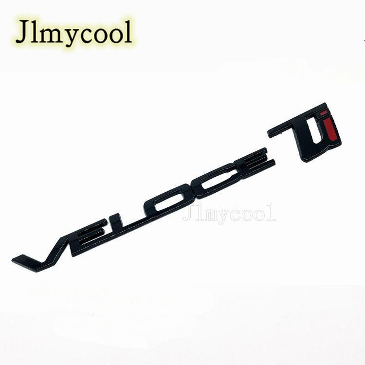 Car letter decoration label VELOCE TI decoration label is suitable for Giulia Stelvio modified accessories