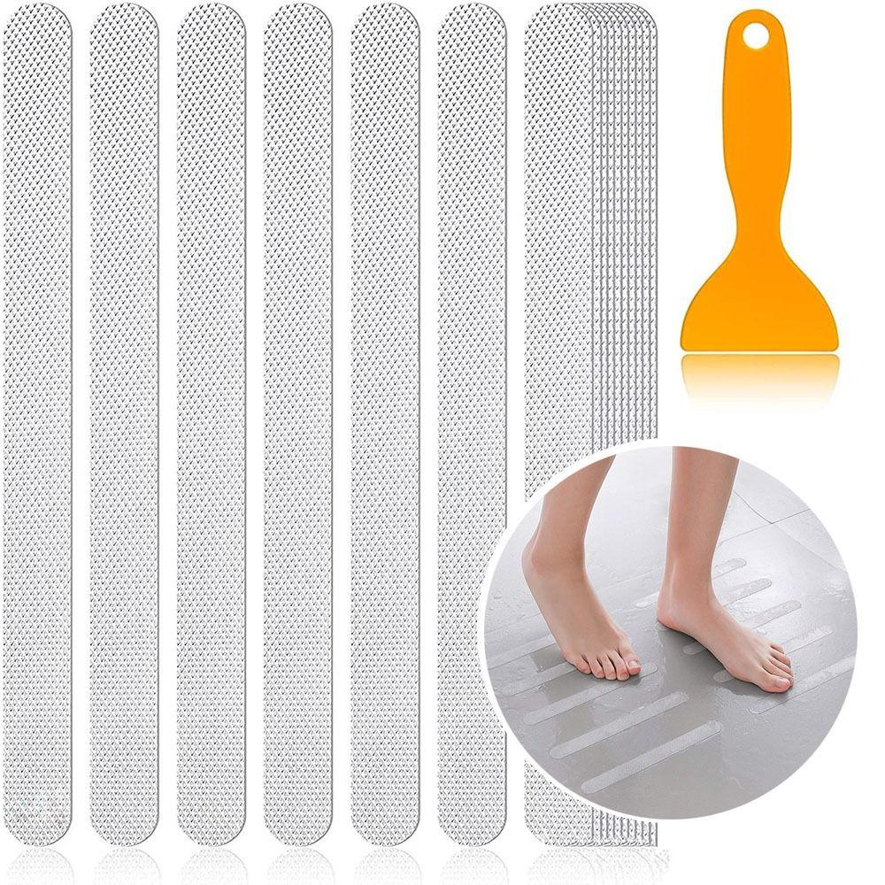 Self Adhesive Non Slip Strip PEVA Bathtub Sticker Durable Anti Slip Sticker  Shower Stairs