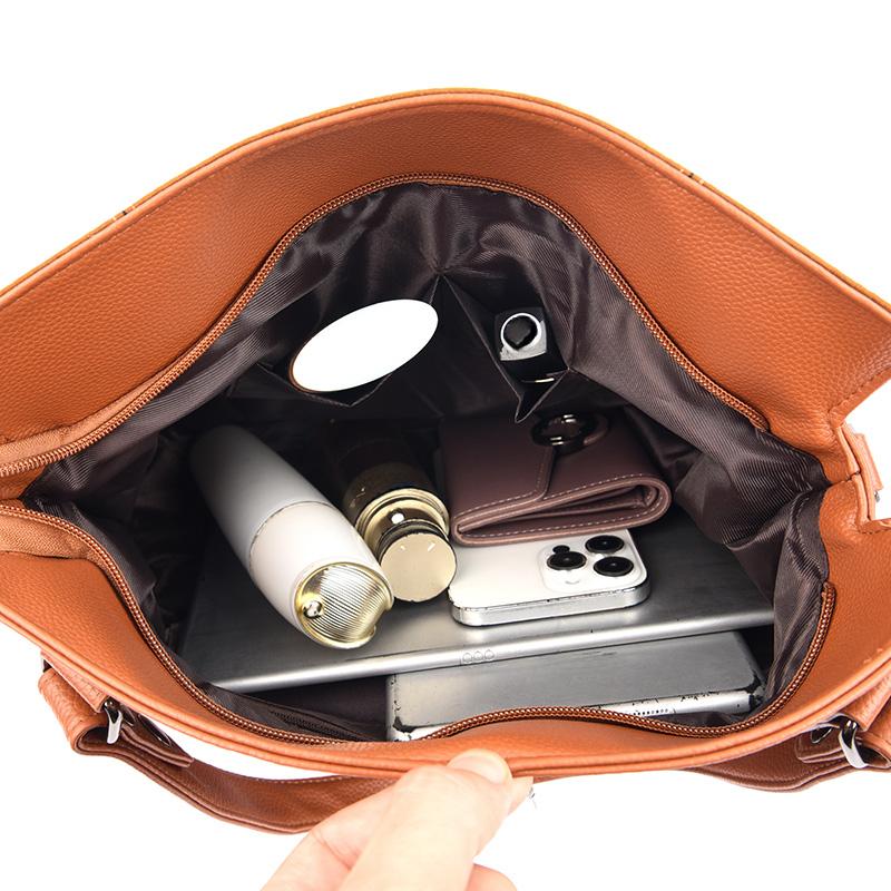 Сумка-тоут с кисточками, новинка 2024 года, зимняя, большая вместимость, роскошные дизайнерские брендовые сумки, женская сумка, модный тренд, кошелек, сумка