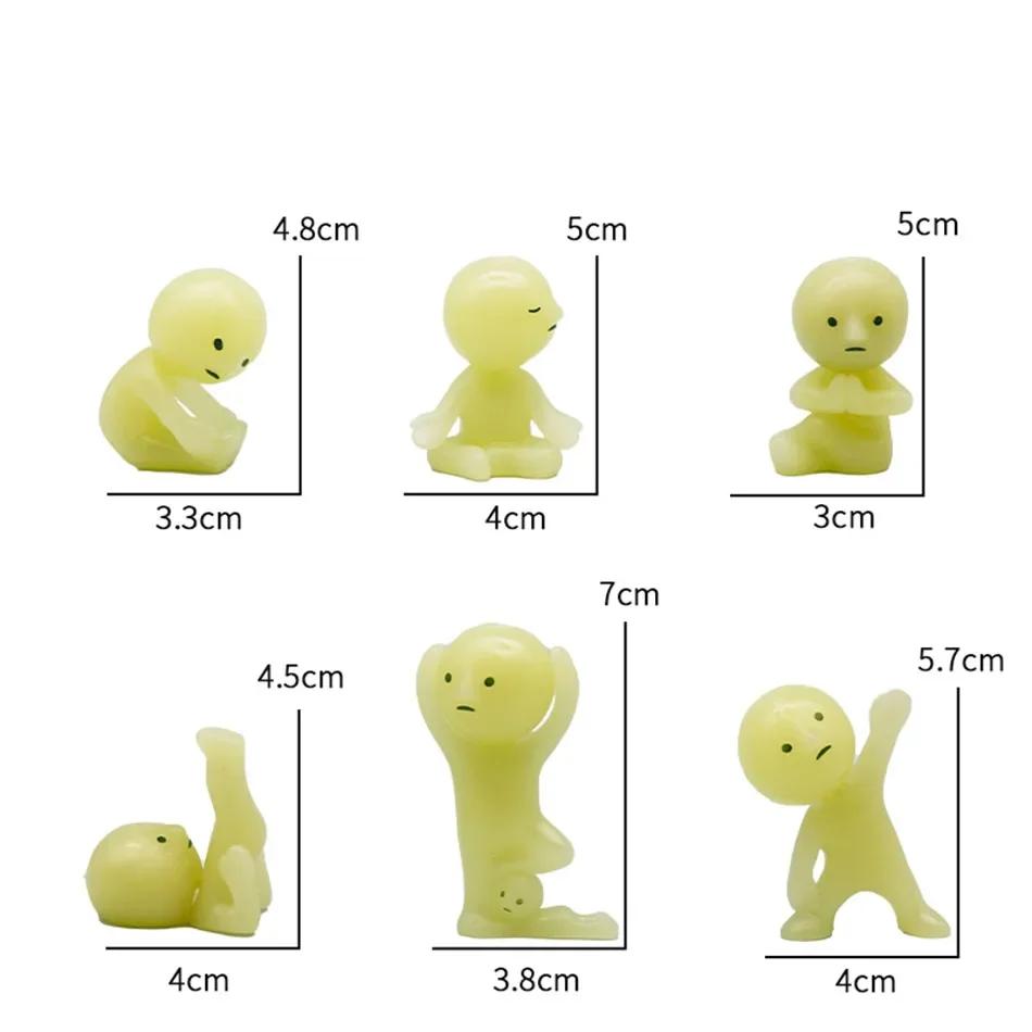 New SMISKI Blind Box Noctilucent Green Doll Mystery Box Action Figures Decoration Fans Children Christmas Birthday Gift