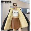 Winter Women's Coat Mid-length Detachable Mink Velvet Fax Fox Fur Imitation Fur Fur Thickened Coat