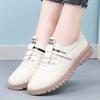 Brand White Women's Summer Sneakers Casual Wide Foot Shoes Sport Badkets Sports-leisure Women Shoes,split Leather