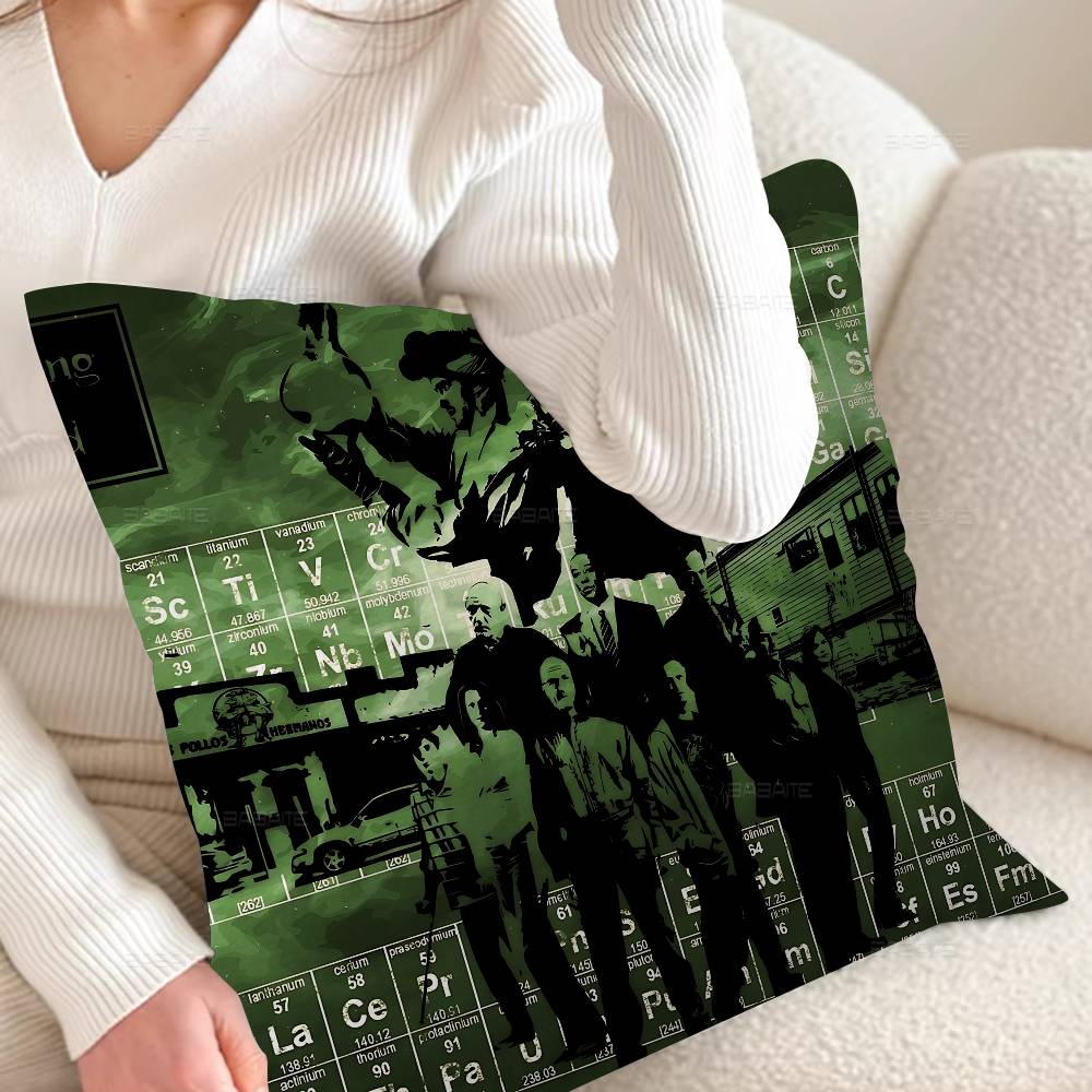 TV Series Breaking Bad Pillow Cover Sofa Cushion Cover Home Room Decoration Children Gift