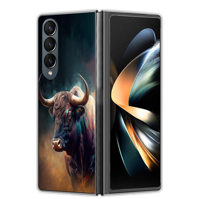 Чехол для Samsung Z Fold 4 ZFold 5 4 5G Жесткий прозрачный чехол для телефона для Samsung Galaxy Z Fold4 Fold5 Ударопрочный бампер Fundas