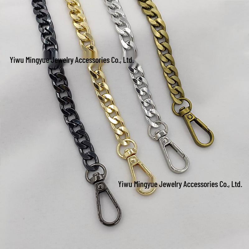 Women's Aluminum Chain Shoulder Bag Strap - DIY Woven Handbag Accessories