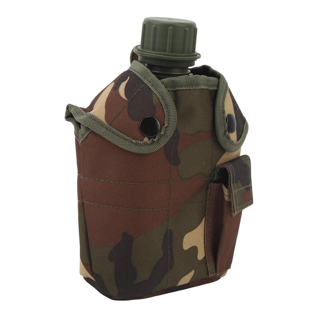 Sports Water Bottle 1L Leak Proof Wide Mouth Portable Camping Bottle for Outdoor Gym Hiking Travel