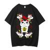Japan Anime Dandadan Turbo Granny Cat Graphic T Shirt Fashion Cartoon Oversized T-shirt Men Women Vintage Casual Cotton T-shirts