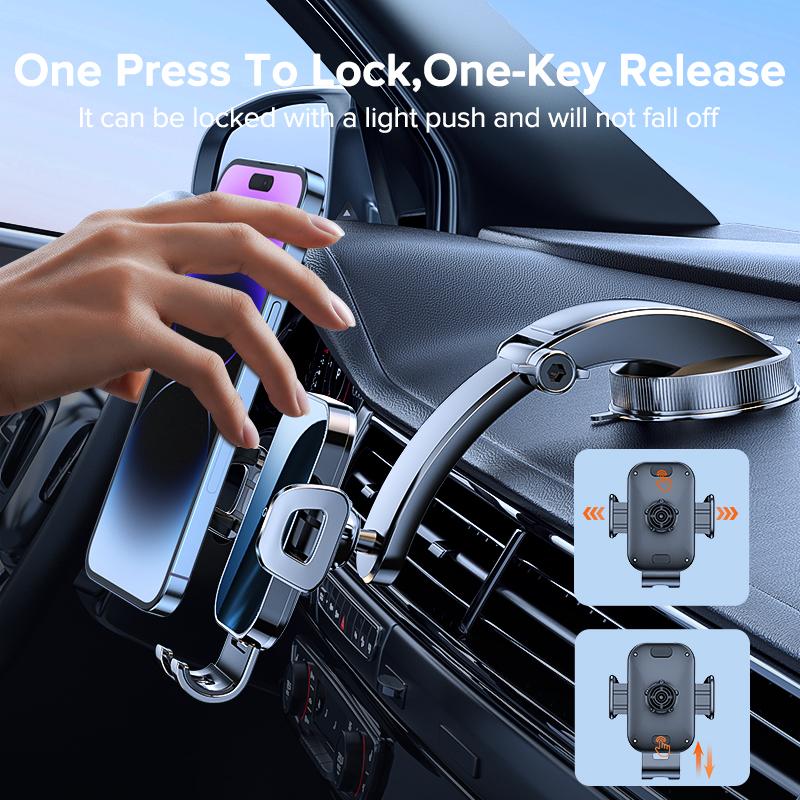 QOOVI Автомобильный держатель для телефона, подставка для крепления на приборной панели, универсальный держатель для мобильного телефона, поддержка GPS для iPhone 14 13 Pro, Samsung, Xiaomi, Huawei