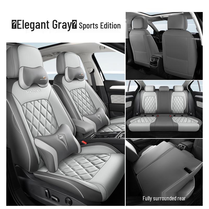 Всесезонные перфорированные и вентилируемые чехлы на сиденья для Volkswagen Magotan Luxury Edition