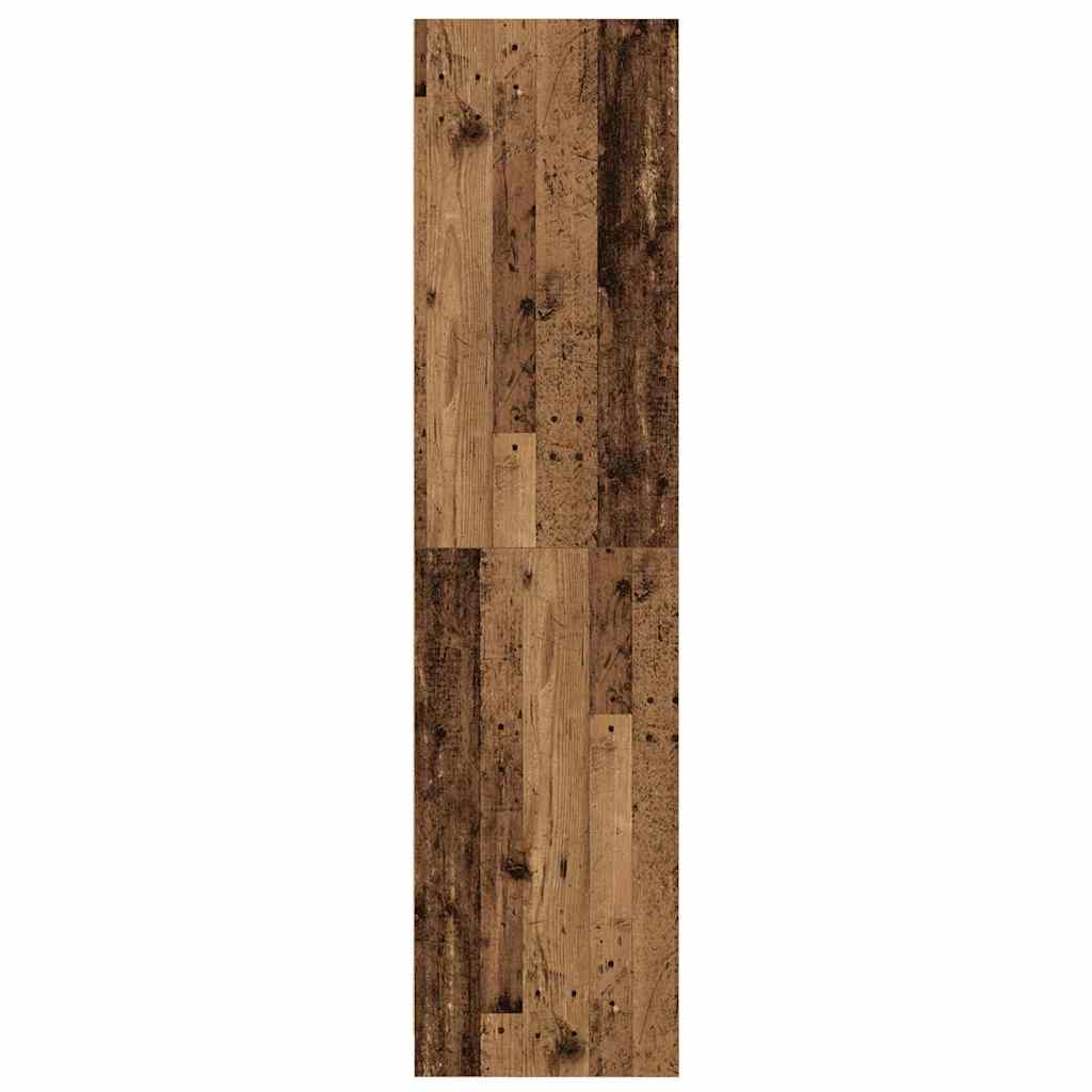 Wardrobe with Shelf Reclaimed Wood Look 50 x 50 x 200 cm Engineered Wood