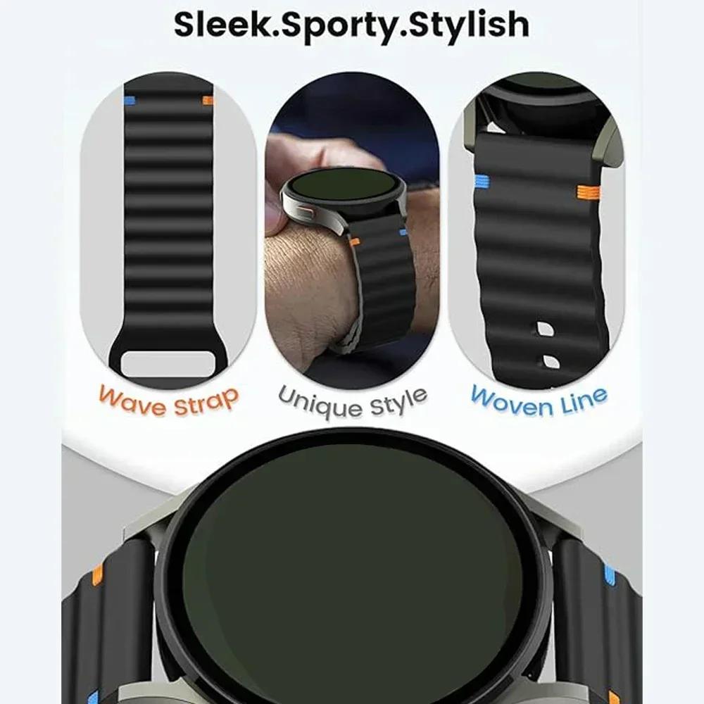 Силиконовый ремешок для часов 20 мм 22 мм Для TicWatch Pro 3 Ultra Ремешок Для TicWatch GTW/GTX/S2/E2/E3/GTH Замена Мягкий Спортивный Браслет