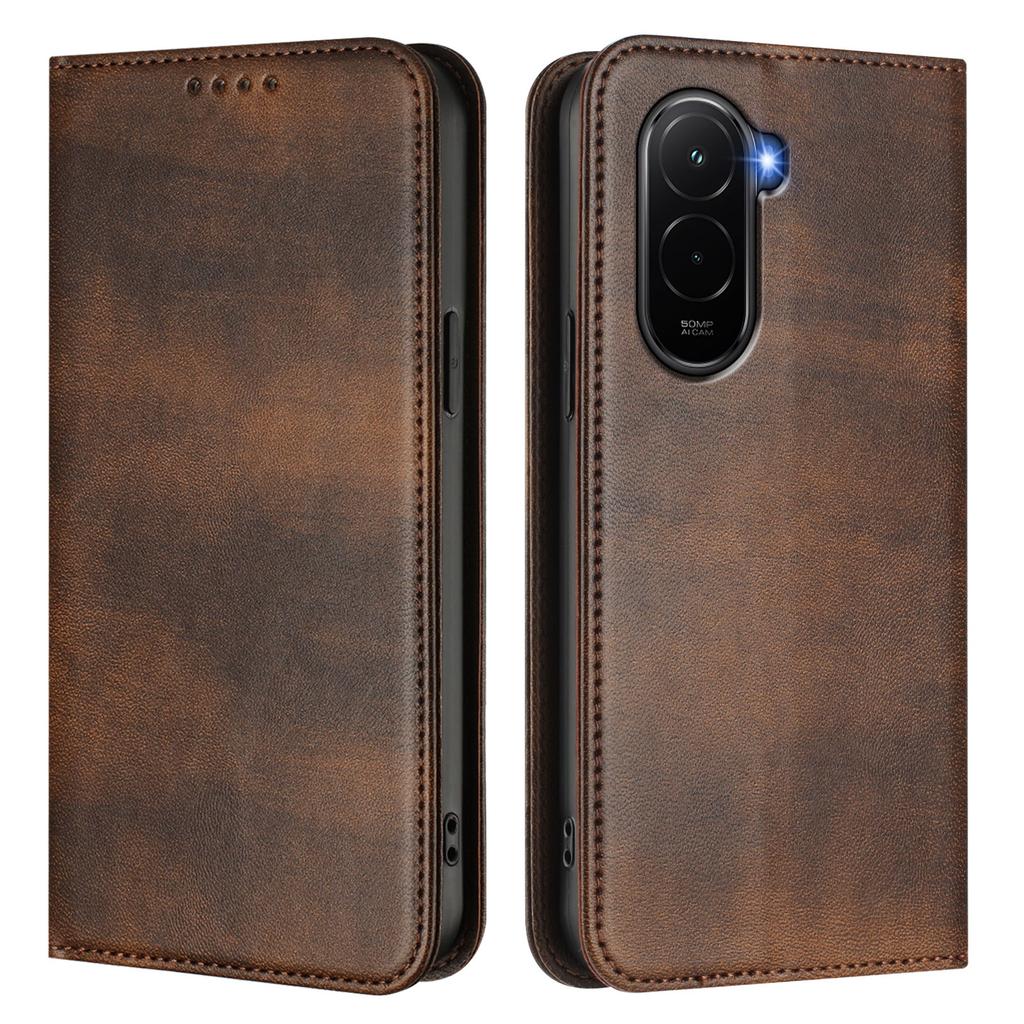 Для Xiaomi Poco M7 Plus 5G/M7 4G (169 мм) Чехлы-кошельки с ретро-текстурой, блокирующие RFID, кожаный чехол для телефона