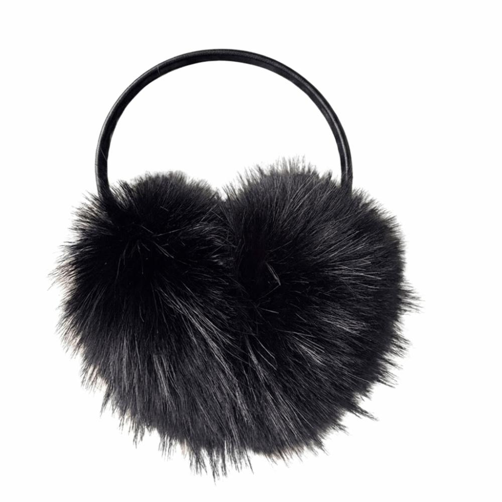 Solid Color Winter Earmuffs Ear Cap Ear Mask Cute Faux Fur Plush Earmuffs Men