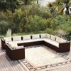 Day and Night - Day and Night Garden Furniture Set 10 Pieces and Brown Synthetic Rattan Cushions