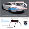 E-ACE Автомобильный видеорегистратор 5-дюймовый зеркальный фотоаппарат Full HD 1080P с двумя объективами, видеорегистратор, видеорегистратор, ночное видение, 5 светодиодных фонарей с камерой заднего вида