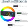 A96I-Набор для пайки 4-значный цифровой будильник, набор с RGB-цветами, набор для DIY-проекта по сборке часов