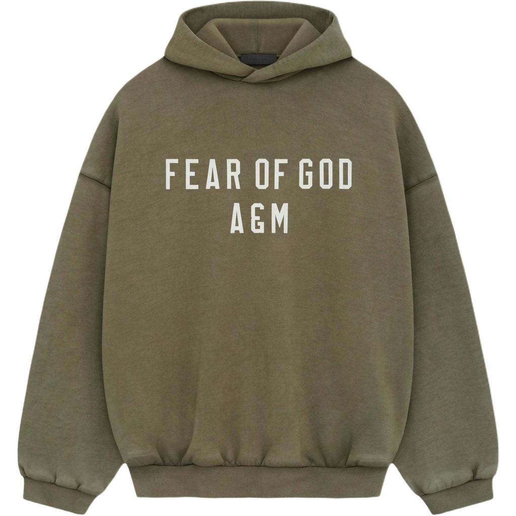 Fear of God Essentials Heavy Fleece Hoodie Military Men Streetwear 192BT244815F