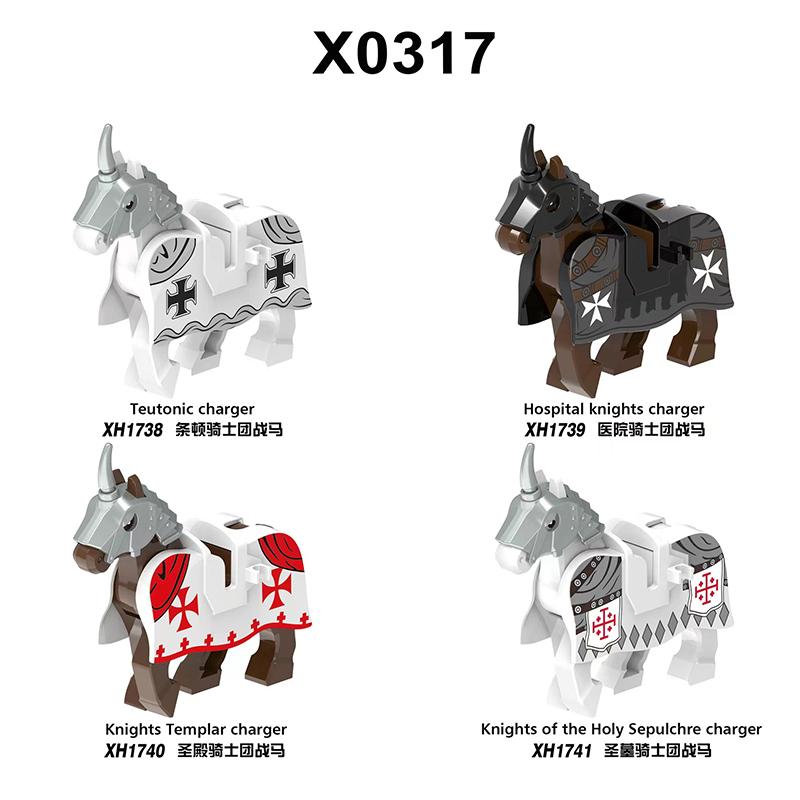 Средневековые Рыцари Серия Фигурки Строительные Блоки Воин Солдаты Стражники Львиное Сердце Больница Тевтонский Рыцарь Битва Пастор Детский Подарок