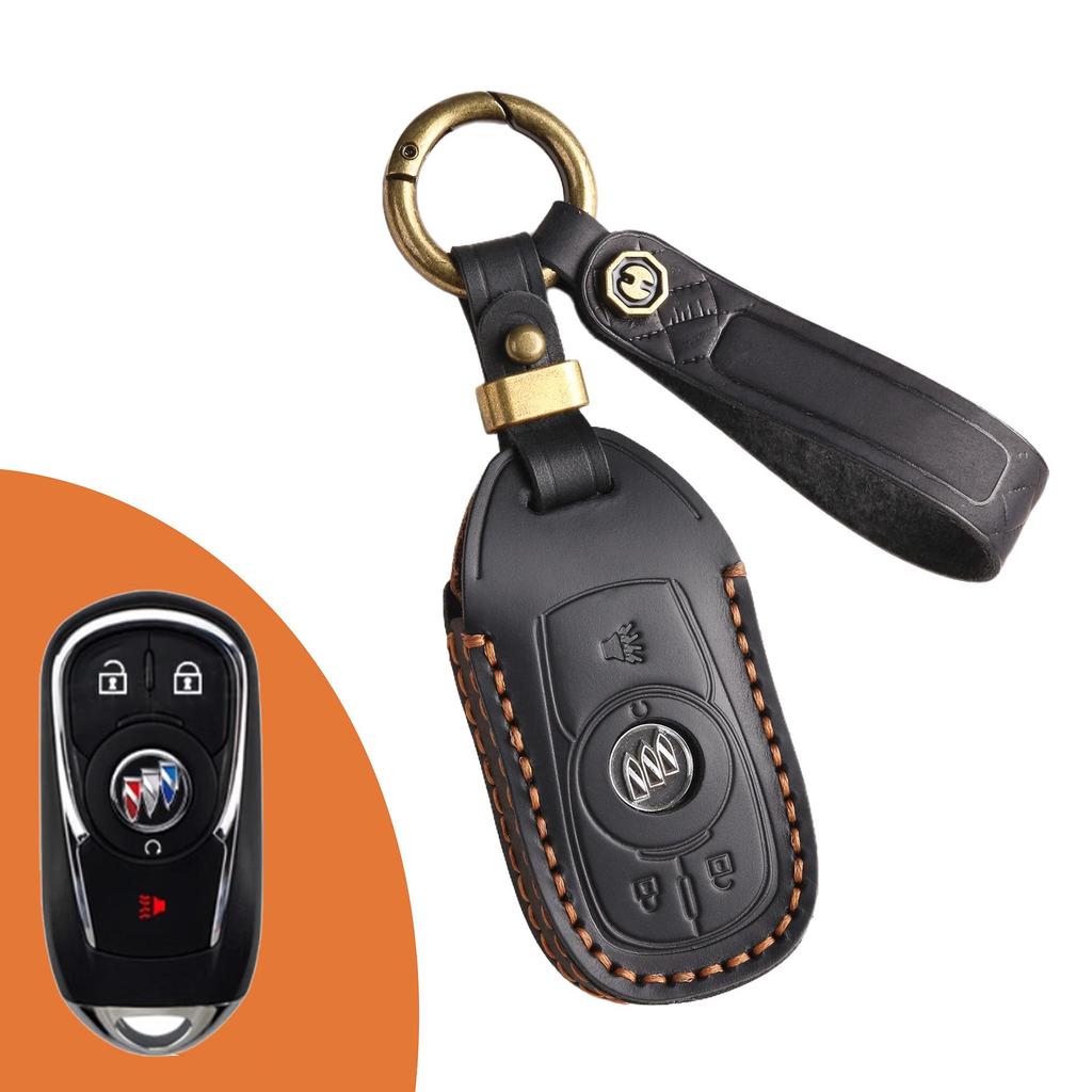 Кожаный чехол для ключа ручной работы в стиле ретро для Buick GL8, Regal, LaCrosse и Angkewei