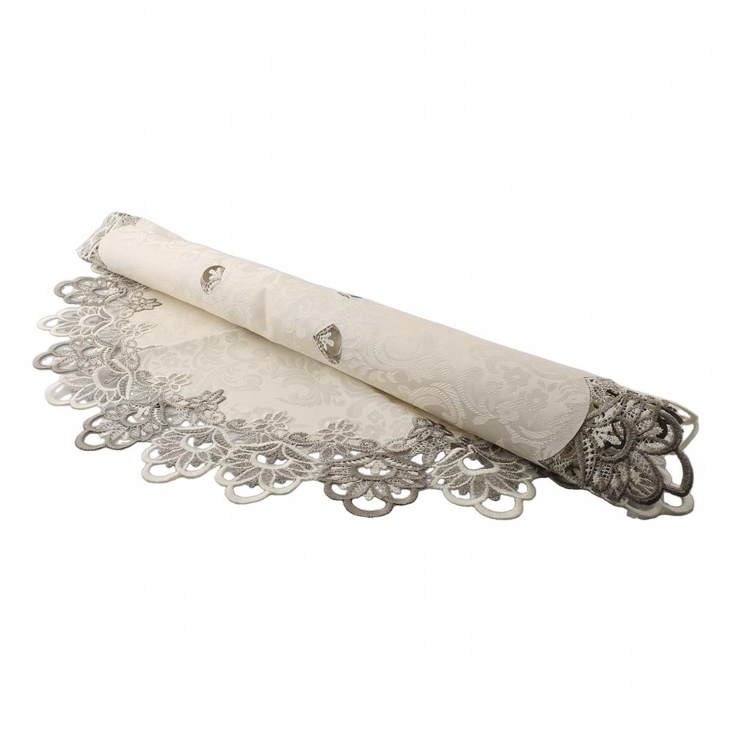 Чехол на обеденный стол Скатерть Пылезащитный Дом Фестиваль Кружево Круглый