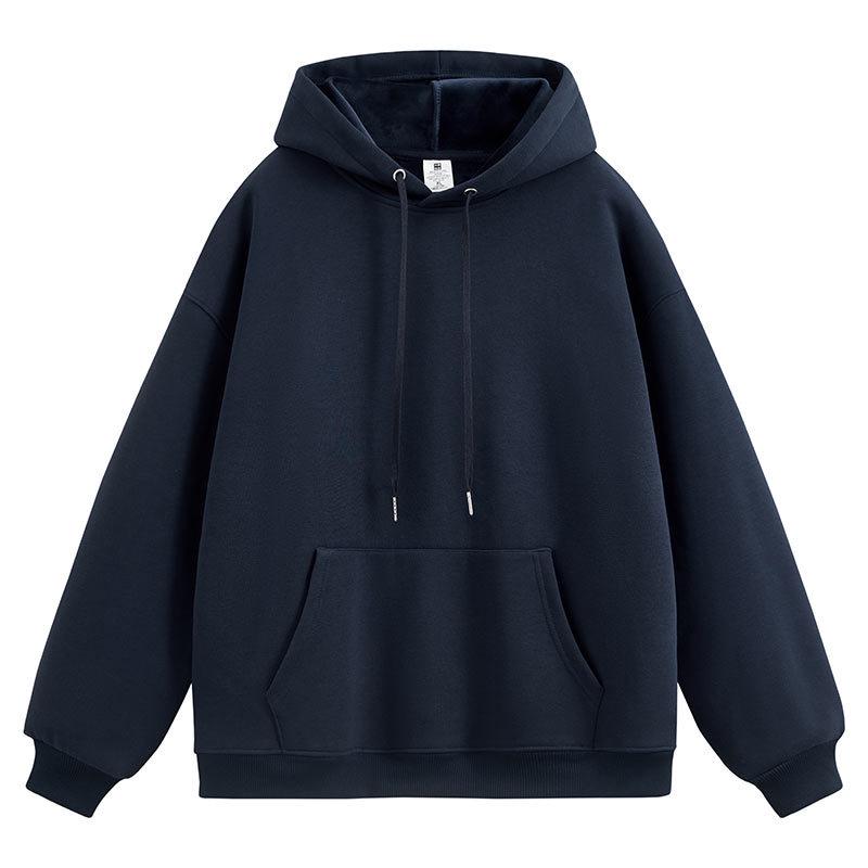 Customized 450G Silver Fox Fleece Hoodie - Student Class Uniform Sweatshirt with Custom Text, Image, or Logo for Team Events and Meetings