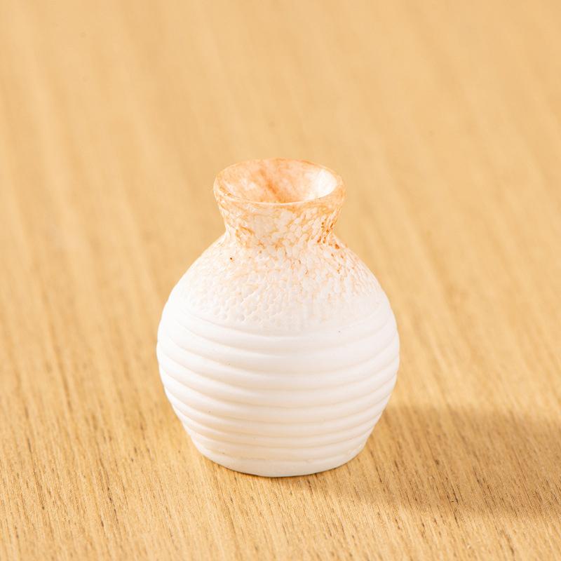 1:12 кукольный домик, миниатюрная антикварная ваза, цветочная композиция, бутылка с маленьким горлышком, пустая ваза, домашний декор для сада, аксессуары для кукольного дома