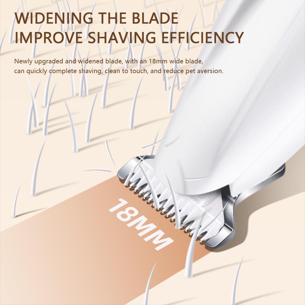 Триммер для лап собаки со светодиодной подсветкой, водонепроницаемый, перезаряжаемый, электрические машинки для стрижки кошек с низким уровнем шума, бритва для шерсти, глаза, уши, морда, круп