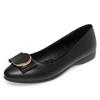 Middle-Aged And Elderly Mothers' Shoes Comfortable Spring And Summer New Single Shoes Flat Sole Mothers' Soft Sole Black Shoes