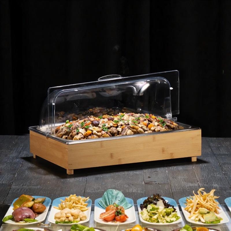 Hundun Small Stainless Steel Buffet Food Warmer Set