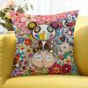 Aesthetics T-Takashi-M-Murakami Various Sizes Square Pillow Case For Car Home Bedchamber Decor