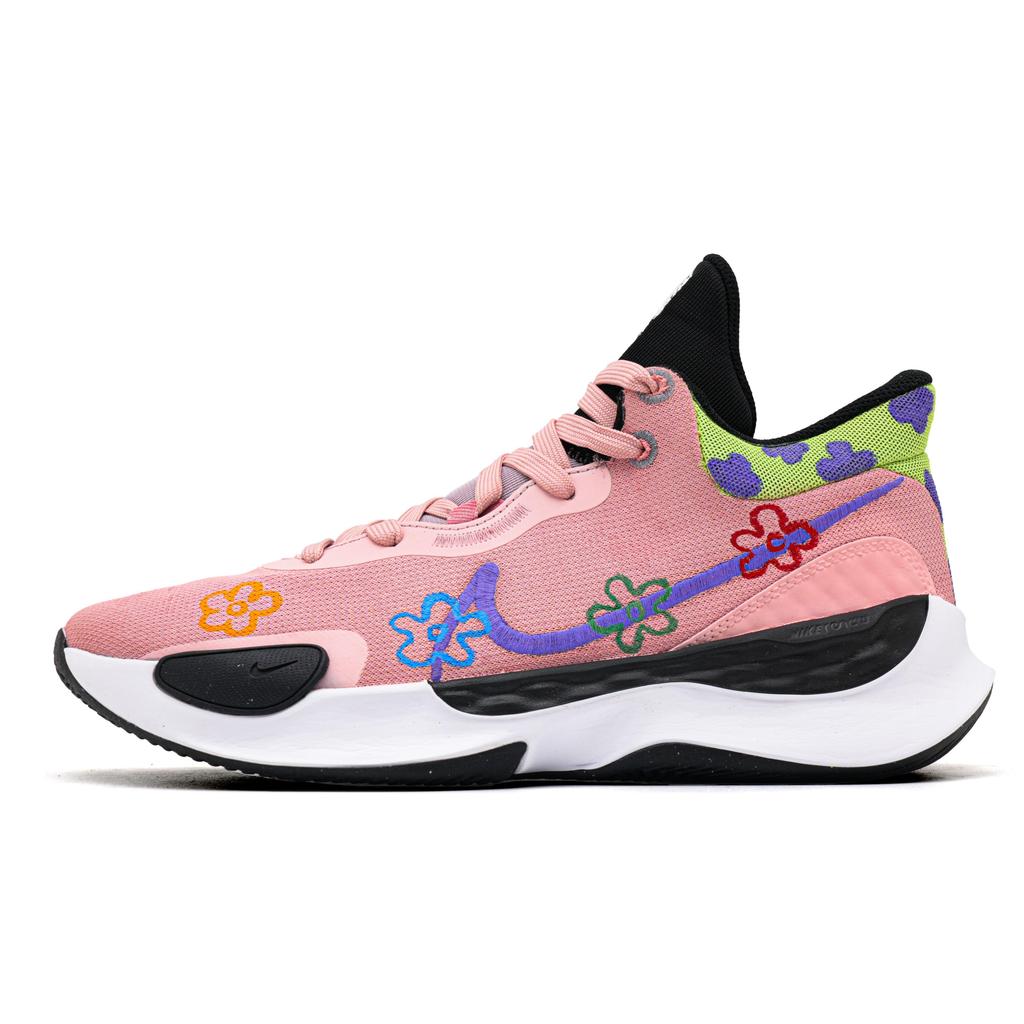 Nike Renew Elevate 3 Heartbeat Moment Lightweight Anti Slip Low top Basketball Shoes Men's Yellow Pink DD9304-500(Team241-)
