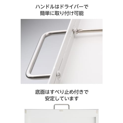 ELECOM Under-Microwave Storage Sliding Table, 50cm Wide x 37-61.5cm Deep x 14cm High, 22kg Weight Capacity, Small Storage, Cup and Small Item Storage,