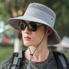New Portable Fisherman's Hat Men's Outdoor Fishing Hat Mesh Breathable Visor Mountaineering Hat